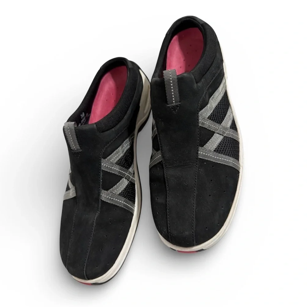 Cole Haan Women's Black and Gray Slip-On Sneakers